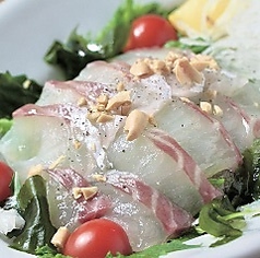 鯛のお刺身中華サラダ