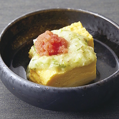 明太だし巻ねぎ塩餡かけ