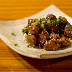 砂肝の黒胡椒炒め