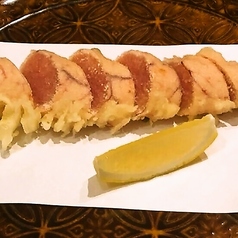 塩たらこのレア天ぷら
