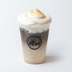 ほうじ茶黒蜜きなこラテ