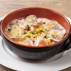 あさりと木の子のスープパスタ