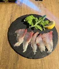 本日鮮魚のカルパッチョ‘炙りスタイル‘ 