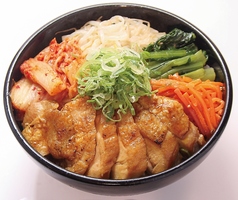 鶏照り焼きビビンバ丼