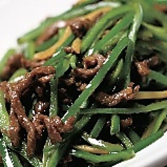 ピーマンと牛肉の細切り炒め