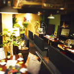 会社の飲み会などには、奥のフロアを貸し切って・・・４０名様まで