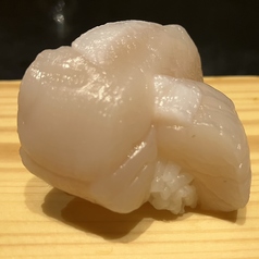 ホタテ重ね握り 1貫