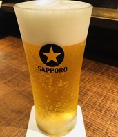 サッポロ生ビール　500円（税別）