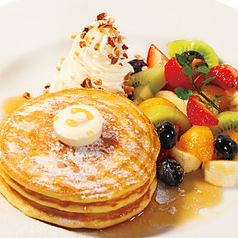 フルーツパンケーキ ドリンクMセット
