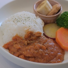 オリジナル甘口スパイスの無水キーマカレープレート