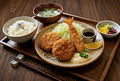 料理メニュー写真&nbsp;ヒレカツとエビフライ定食