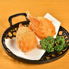 こだわりのカニクリームコロッケ/揚げ出し豆腐 各