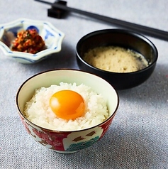 焼肉用玉子掛けご飯
