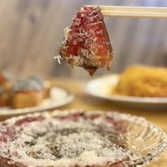 自家製和牛のカルパッチョ