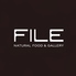 FILE NATURAL FOOD & GALLERYのロゴ