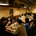 25名～40名まで可能です。歓送迎会や会社の飲み会もお任せください！まとめて30名様程度まで座れるので、宴会などにもぴったり◎