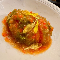 トマトの昆布〆