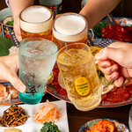 単品飲み放題あり！ドリンクは豊富なメニューからお選びいただけます！