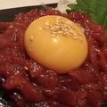 料理メニュー写真&nbsp;馬刺しユッケ