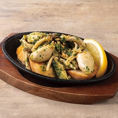 牡蠣の香草ガーリックバター焼き