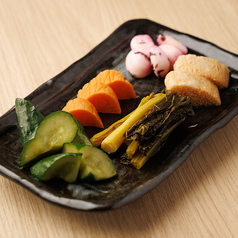 漬物盛り合わせ