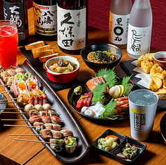 プレモルもOK!2時間飲み放題付きコース◎