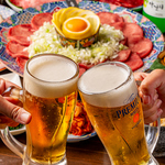 肉の日は とってもオトクな飲み放題半額デー！