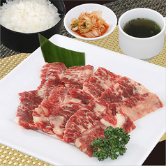 国産牛バラ定食　150ｇ≪たれ焼≫