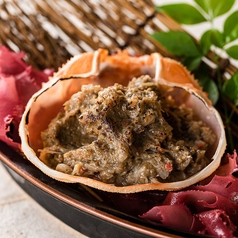 ほぐし身の蟹味噌和え