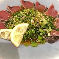 料理メニュー写真&nbsp;カツオのねぎまみれ