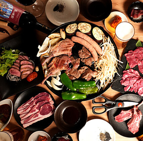 【士別ペコラファーム牧場直営】個室完備の夜景の見えるサフォークジンギスカン専門店