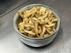 鶏皮かぼすと九州醤油和え