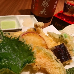 京野菜の天ぷらおり合わせ