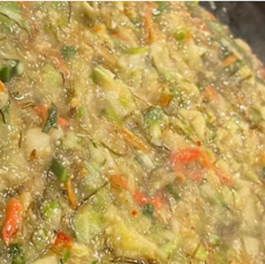 ここでしか食べられない人気商品◇◆松前漬けもんじゃの写真