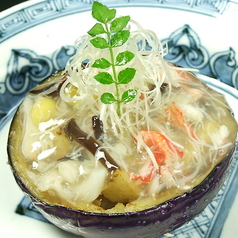 賀茂茄子蟹あん掛け