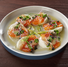 サーモンとカブのセビーチェ