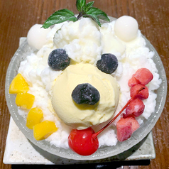 【鹿児島氷菓 かき氷】おいどん白くま