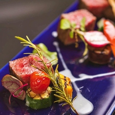 海山邸 肉割烹 燎(かがりび)のコース写真