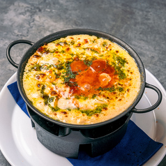 窯焼きリゾット　シーフードトマト