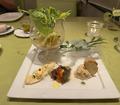 料理メニュー写真&nbsp;【前菜】野菜のパフェ/大山鶏のマリネ/真鯛のブランダード/ラタトゥイユ