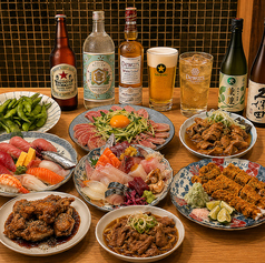 新鮮もつ焼き&もつ刺し 酒場ハコザキ上野広小路店のコース写真