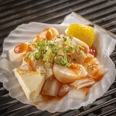 ホタテの釜山地獄焼き