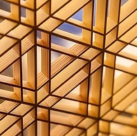 組子細工をご覧ください