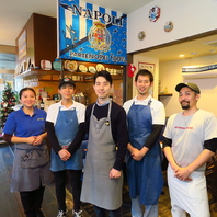 当店のスタッフは、人気イタリアン料理店の出身です！