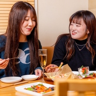 肉もデザートも！女性限定コース