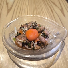 ロースト鴨のユッケ