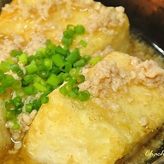 【熱】揚げ出し豆腐のそぼろあんかけ