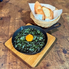 しらすとあおさのアヒージョ