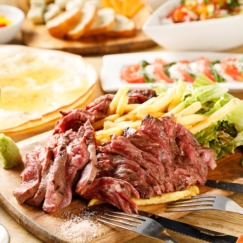 【秋葉原駅昭和通り出口6分】自慢の食べ放題コースが満載！肉&BBQ食べ飲み放題3500円