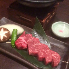 熊野牛ヘレステーキ~紀州梅塩で~ ※要予約 (一人前)